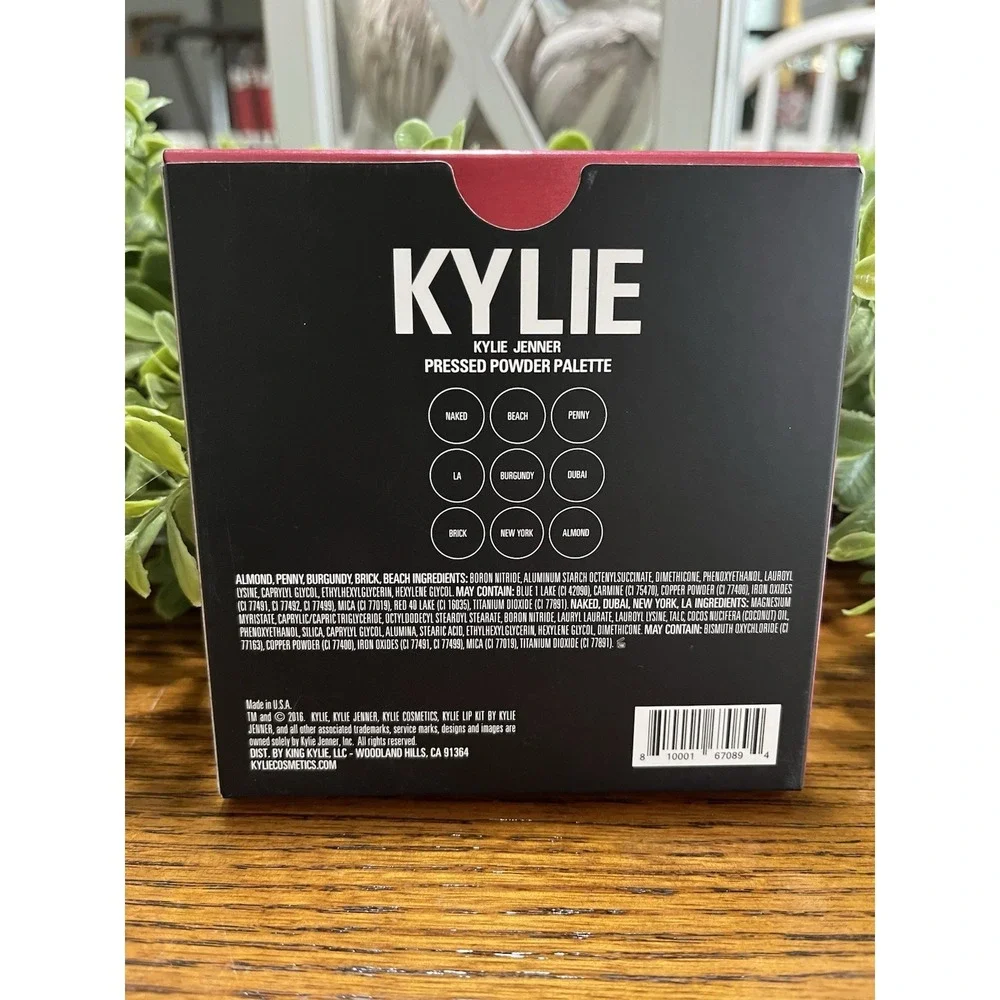 The Burgundy Palette Kylie Jenner Pressed Powder Palette